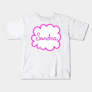 Sandra. Female name. Kids T-Shirt